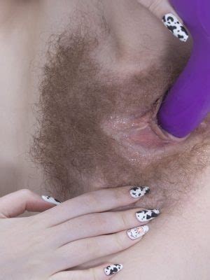 Abby Masturbates With Her Purple Vibrator In Bed We Are Hairy