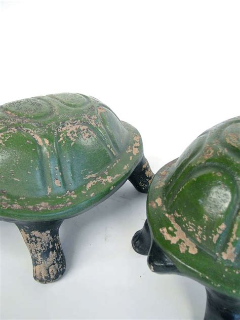 Lifesized Ceramic Garden Turtles At 1stdibs