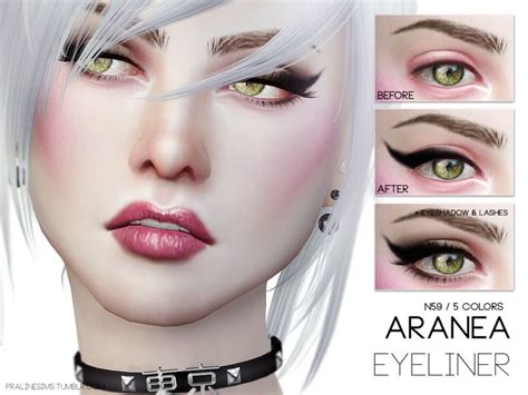 Thick Eyeliner In 5 Colors Found In Tsr Category Sims 4 Female