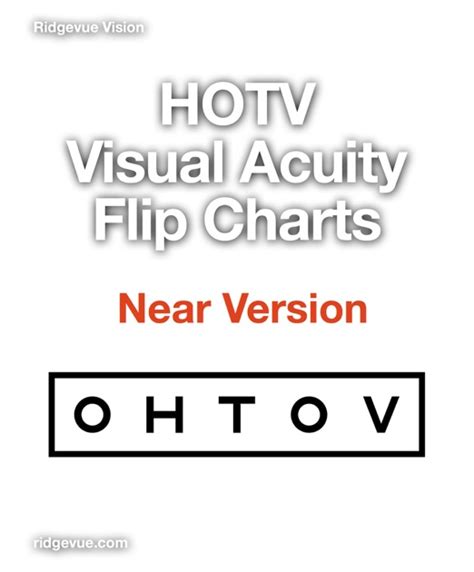 Hotv Visual Acuity Flip Charts By Ridgevue Vision On Ibooks