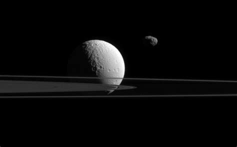 Cassini Spacecraft Image Shows The Difference Between Janus And Tethys