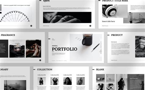 Clean Minimal Portfolio Presentation Template