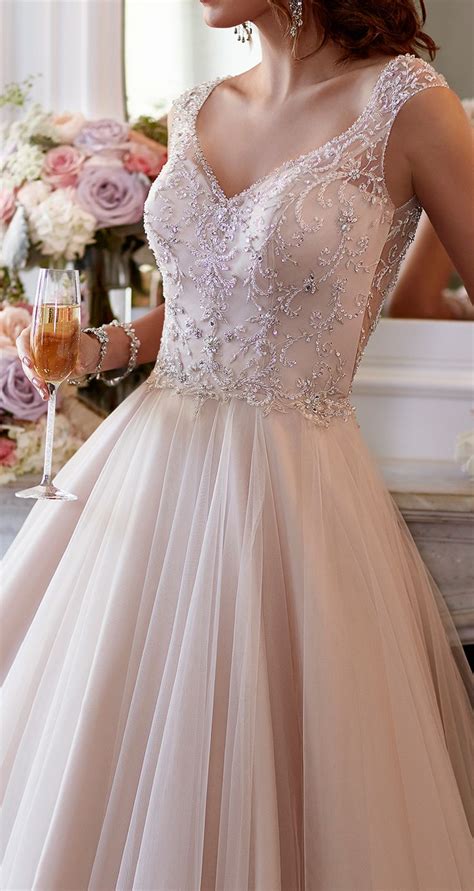 Blush Tulle Wedding Dress Wouldnt This Be Pretty As A Tea Length