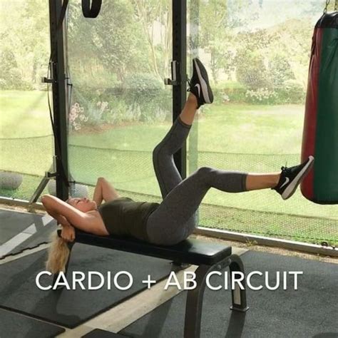 💧cardio Ab Bench Circuit💦 Hit Bookmark To Save This For Your Next
