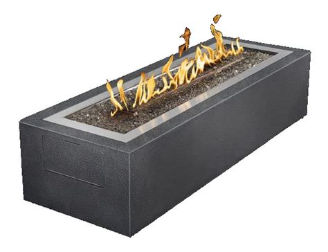 Patioflame Linear Fire Pit Gas Outdoor Fire Pit Fines Gas