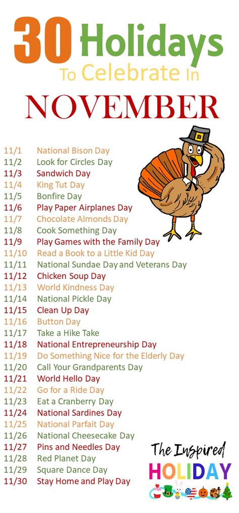 Silly Holidays November Holidays Holidays And Events November Events