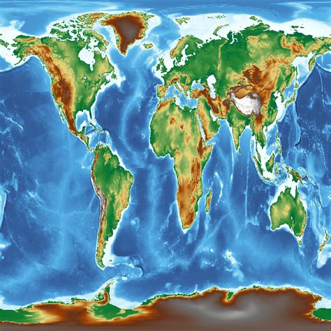 Earthrelief 全球地形起伏数据 — Gmt中文手册