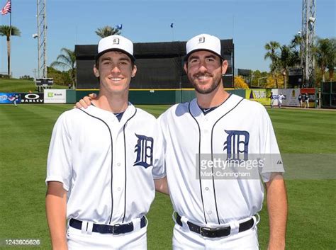 Brothers Ben Verlander And Justin Verlander Of The Detroit Tigers