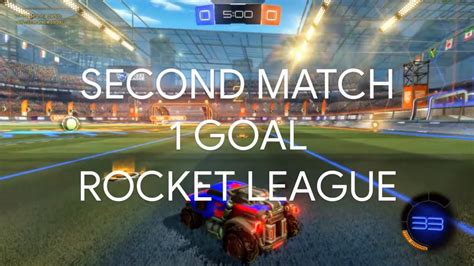 Rocket League Second Match 1 Goal Multiplayer Gameplay Youtube