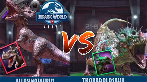 Allosinosaurus Vs Thoradolosaur Which Is Better Ep1 Jurassic
