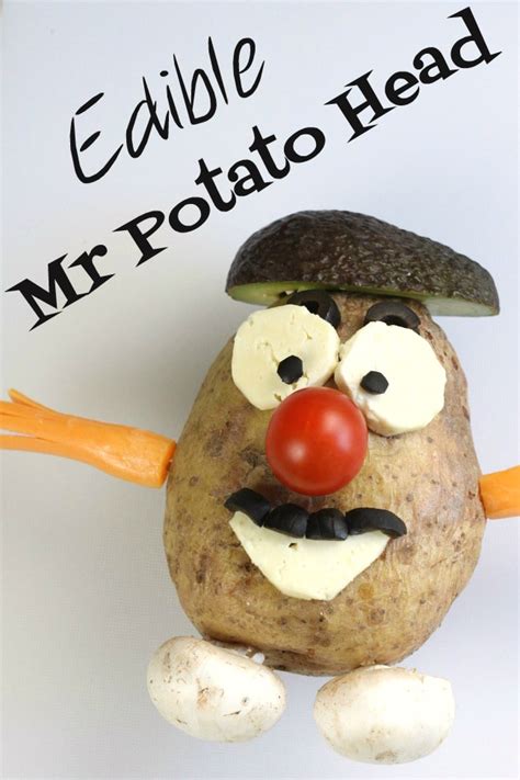 Edible Mr Potato Head Easy Cheesy Vegetarian