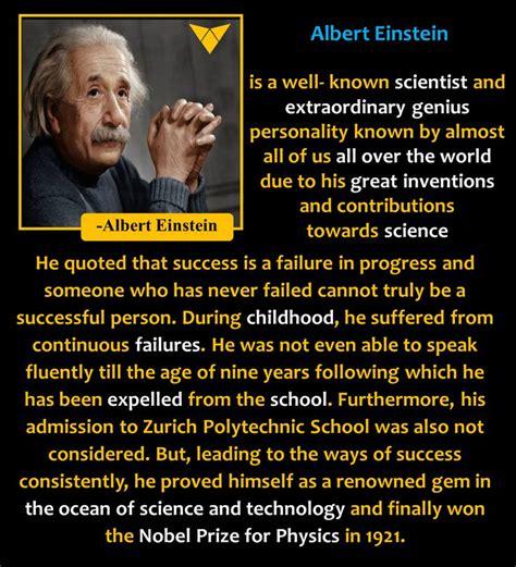Albert Einstein Success Story Albert Einstein Good Life Quotes