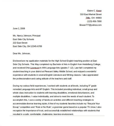 Job Cover Letter Template - 13+ Free Word, PDF Documents ...