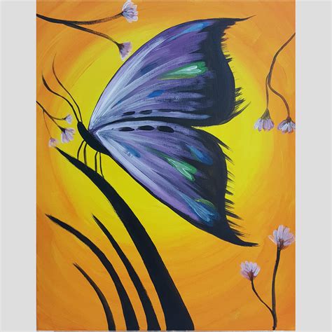 Open Painting Session - Loxahatchee Studio | Butterfly painting, Painting, Painting crafts