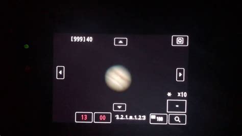 Jupiter And Saturn Seen Through Celestron Nexstar 8se Youtube
