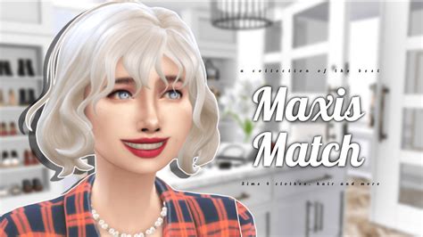 Maxis Match Hair Cc Sims Aslbuffalo My XXX Hot Girl