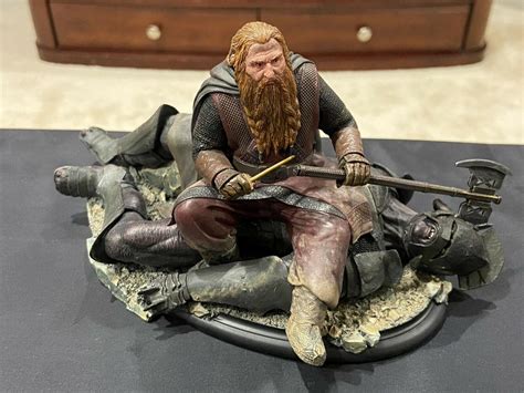 Weta Workshop Lotr Lord Rings Gimli The Dwarf On Uruk Hai 43 Sold Out