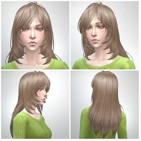 Sims 4 Long Hairstyles Cc Atlynnvrolijk