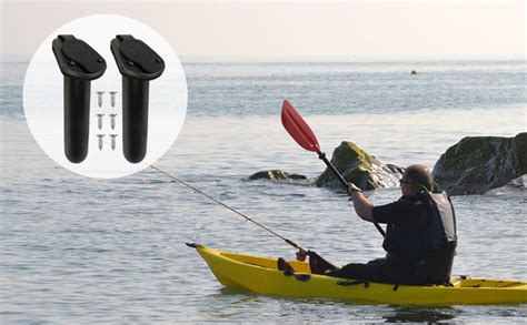 Tenspal Kayak Fishing Flush Mount Rod Holders Deck Plastic