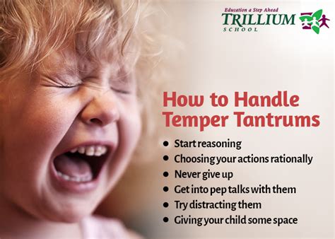 How To Handle Temper Tantrums Trillium School