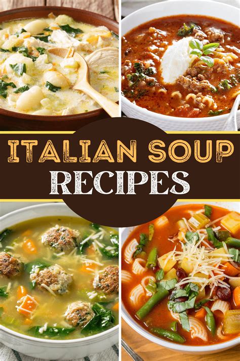 20 Auténticas Recetas De Sopa Italiana