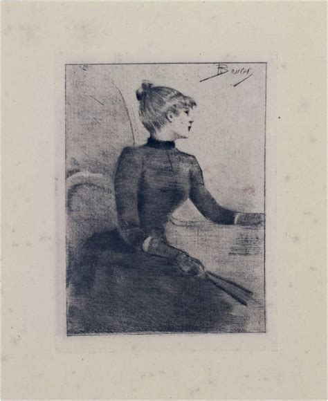 Henri Boutet Seated Woman Original Drypoint Portrait Signed By Henri Boutet At Stdibs