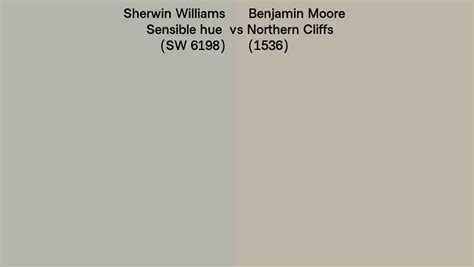 Sherwin Williams Sensible Hue Sw Vs Benjamin Moore Northern