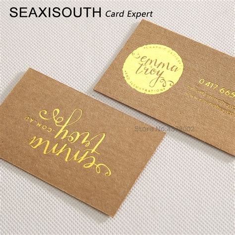 Tam cargo figured out a way to make their business cards more fun. Color edge cards Gold foil kraft paper business card kraft ...