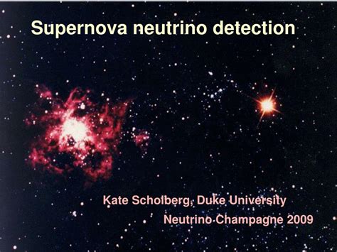 Ppt Supernova Neutrino Detection Powerpoint Presentation Free