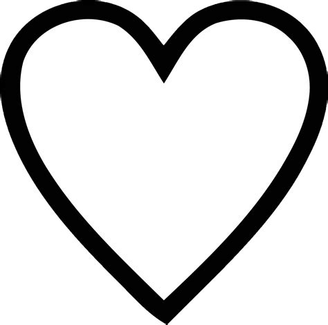 Free Heart Png Download Clip Art On Clipart Library Drawing Of Heart