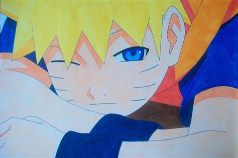 Kid Naruto Uzumaki Colored By Sakakithemastermind On