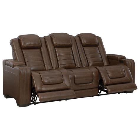 Signature Design By Ashley Backtrack Power Recliner Sofa With