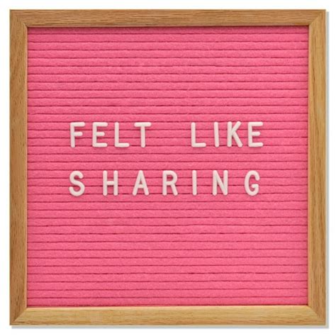 Hot Pink Felt Letter Board Set With Letters 10 X10 By Felt Like