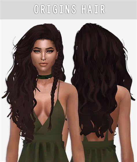 Sims 4 Hairs Arthurlumierecc Origins Hair Retextured Sims Hair