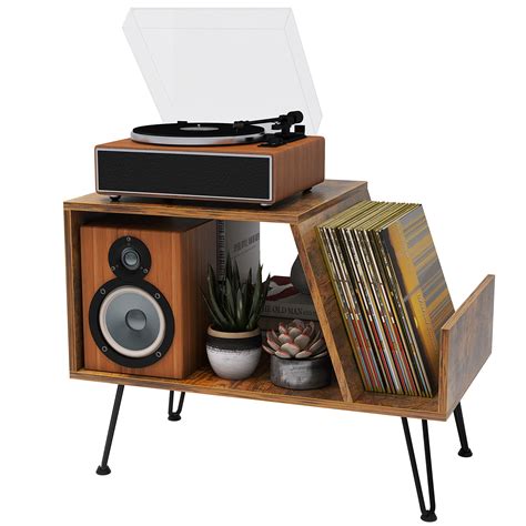 Buy Record Player Stand Turntable Stand With Record Storage Vinyl Record Storage Cabinet With