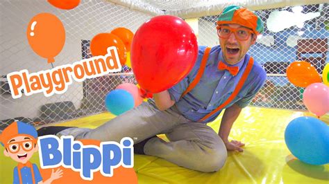 Blippi Visits An Indoor Playground Kids Time Blippi Full Episodes