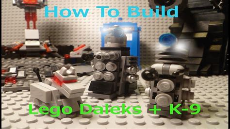 How To Build Lego Doctor Who Daleks And K 9 Youtube