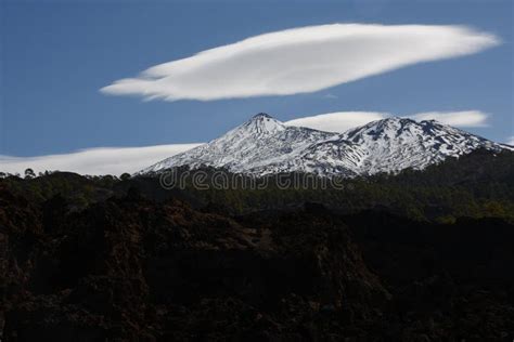 Teide Volcano Teneryfa Insel Wyspy Kanaryjskie Clouds Bench Nature