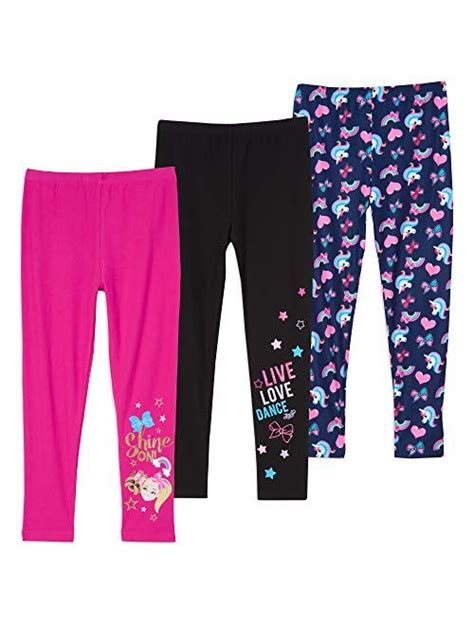 Buy Jojo Siwa Toddler Little Big Girls 3 Pack Leggings Online Topofstyle