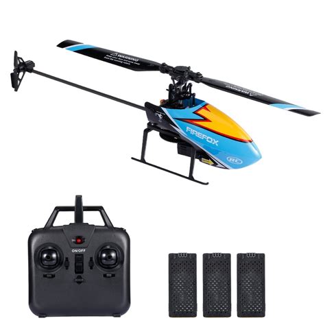 Cacagoo C129 Remote Control Helicopter 4ch Aileronless Helicopter 6