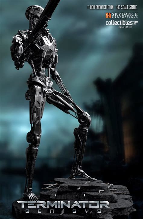 Terminator Genisys T 800 Endoskeleton 110 Scale Statue