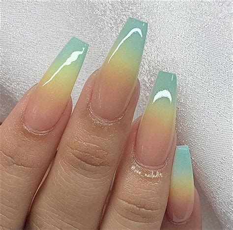Hottest Ombre Long Nail Ideas To Try This Year Ombre Acrylic Nails