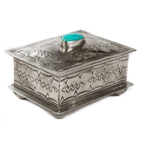 Silver + Turquoise Jewelry Box | Turquoise jewelry box, Silver turquoise jewelry, Turquoise box