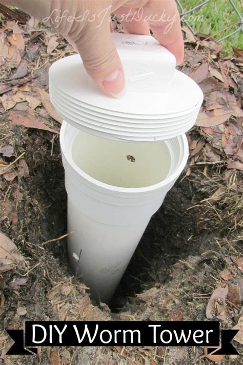 To sum up, a diy worm compost bin is used to recycle kitchen and garden scraps into hummus / soil for your plants and garden. Build Your Own Worm Tower - Life Is Just Ducky | Worm ...