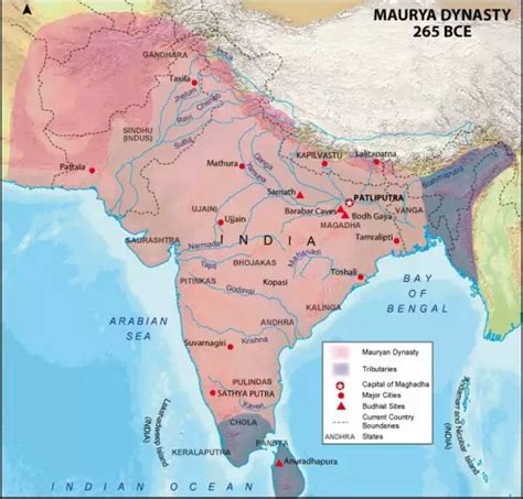 Ancient India Map For Kids