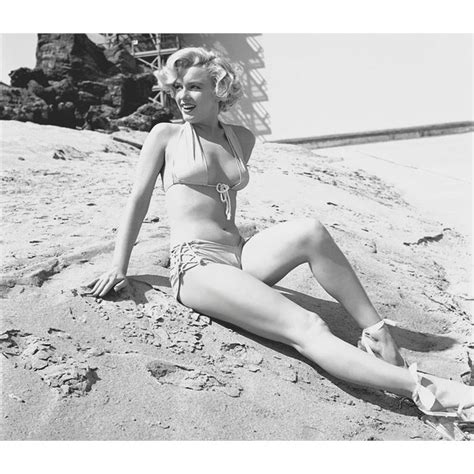 Marilyn Monroe Swimsuit Beauty On Sand Rare X Galleryquality