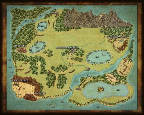 My Work In Progress Link To The Past Inspired Map For A Homebrew Dnd