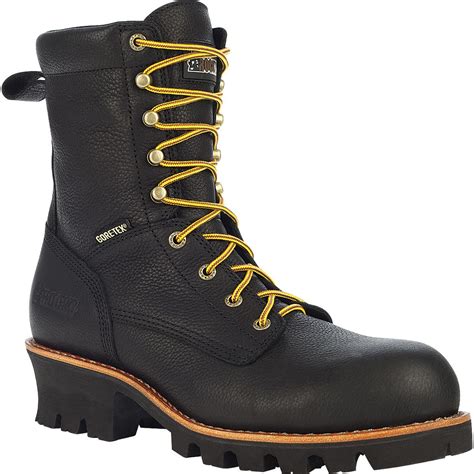 Rocky Great Oak Gore Tex® Mens Black Logger Work Boots Style 2544