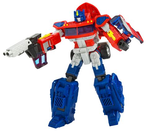 As a tribute to his immense popularity, optimus prime is the only movie transformer with a toy in every regular category (legend, fast action, deluxe, voyager, and leader.) this is excluding his cyber stomper and transformable gun toys. Optimus Prime - Transformers Toys - TFW2005