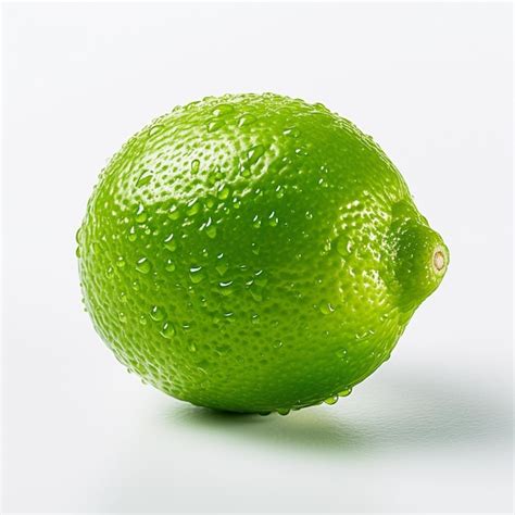 premium ai image citrus delight fresh lemon and green lime slices